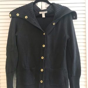 Banana republic navy button up cardigan sweater